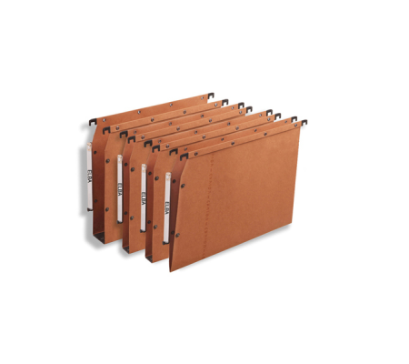 Cartella sospesa - armadio Ultimate - interasse 33 cm - fondo V - 32,5 x 27,5 cm - avana - Elba 100330473