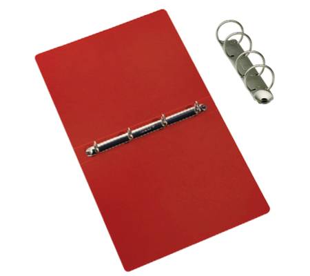 Raccoglitore Presspan 4 anelli - 25 mm - dorso 3 cm - 25 x 33 cm - rosso - conf. 5 pezzi - Cart. Garda - CG0392PBXXXAC02 - 8001182005397 - DMwebShop