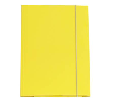 Cartellina con elastico - cartone plastificato - 3 lembi - 25 x 34 cm - giallo - conf. 10 pezzi - Cart. Garda - CG0032LBXXXAE04 - 8001182007117 - DMwebShop