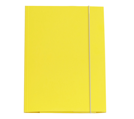Cartellina con elastico cartone plastificato 3 lembi - 25 x 34 cm - giallo - Cart. Garda - CG0032LBXXXAE04 - 8001182007117 - DMwebShop