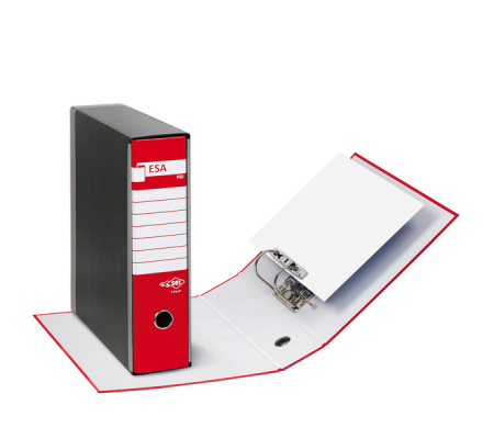 Registratore Esa P80 - dorso 8 cm - protocollo 23 x 33 cm - rosso - Sei Rota - 39019842 - DMwebShop