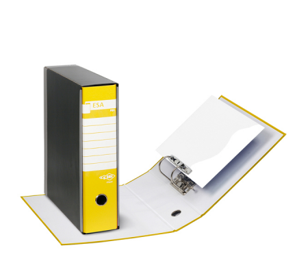 Registratore Esa P80 - dorso 8 cm - protocollo 23 x 33 cm - giallo - Sei Rota 39019846