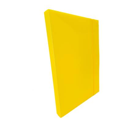 Cartella progetto con elastico - 24 x 35 cm - dorso 3 cm - giallo - conf. 10 pezzi - Fellowes - U140-GI - 8015687008296 - DMwebShop