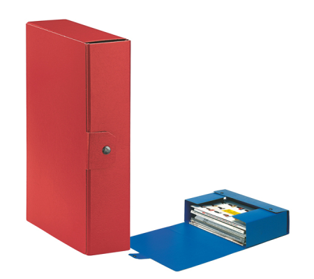 Scatola progetto Eurobox - dorso 8 cm - 25 x 35 cm - rosso - Esselte 390328160