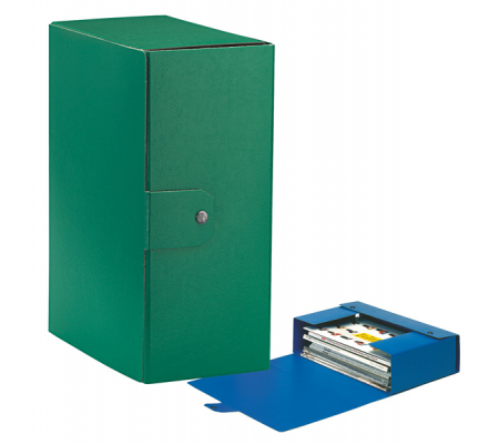 Scatola progetto Eurobox - dorso 15 cm - 25 x 35 cm - verde - Esselte 390335180
