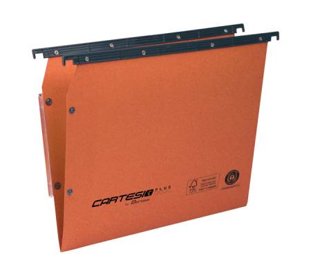 Cartella sospesa Cartesio Plus - armadio - interasse 33 cm - fondo V - 32,6 x 28 cm - arancio - conf. 25 pezzi - Bertesi - 314M LINK-A2 - 48904A - DMwebShop