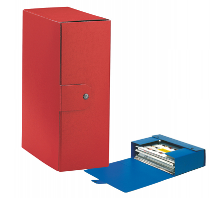 Scatola progetto Eurobox - dorso 12 cm - 25 x 35 cm - rosso - Esselte 390332160