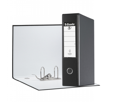 Registratore Eurofile G55 - dorso 8 cm - protocollo 23 x 33 cm - nero - Esselte 390755130