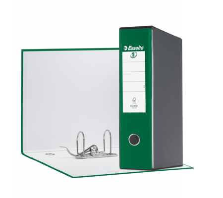 Registratore Eurofile G55 - dorso 8 cm - protocollo 23 x 33 cm - verde - Esselte 390755180