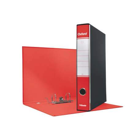 Registratore Oxford G82 - dorso 5 cm - commerciale 23 x 30 cm - rosso - Esselte 390782160