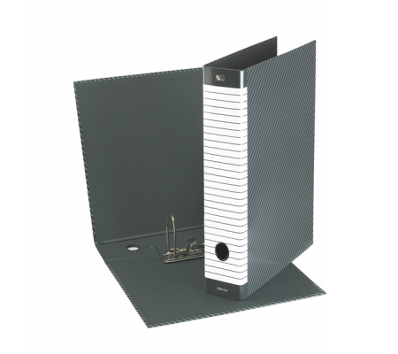 Registratore Delso Line G14 - dorso 5 cm - protocollo 23 x 33 cm - grigio - Esselte 390714060