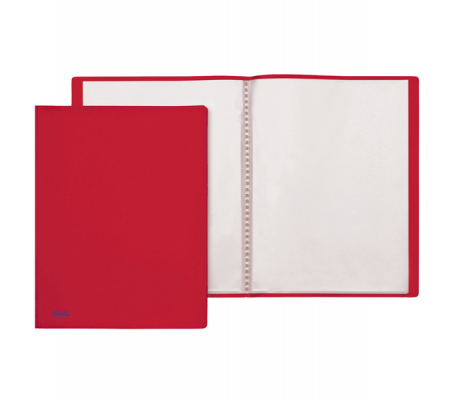 Portalistini Sviluppo - buccia - PP - 22 x 30 cm - 20 buste - rosso - Favorit 100460250