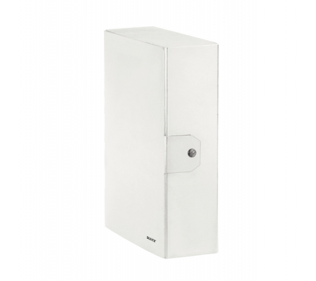 Scatola progetto WOW - dorso 10 cm - bianco metallizzato - Leitz 39680001