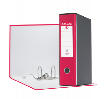 Registratore Eurofile G55 - dorso 8 cm - protocollo 23 x 33 cm - fucsia - Esselte 390755900