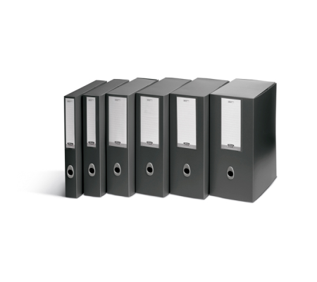 Scatola progetto Plus Vip - 34,5 x 24,5 cm - dorso 15 cm - grigio antracite - Fellowes 1007501