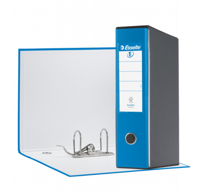 Registratore Eurofile G55 - dorso 8 cm - protocollo 23 x 33 cm - blu vivida - Esselte 390755910