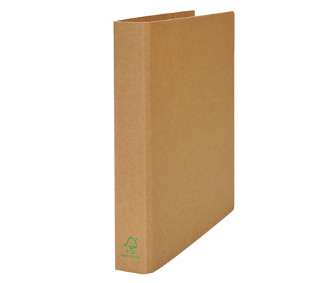 Raccoglitore - cartone FSC - 2 anelli tondi 30 mm - dorso 4 cm - 22 x 30 cm - avana - Starline