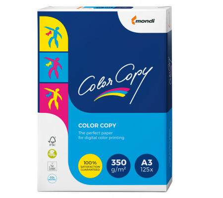 Carta Color Copy - A3 - 350 gr - bianco - conf. 125 fogli - Mondi - 6397 - 9003974428000 - DMwebShop
