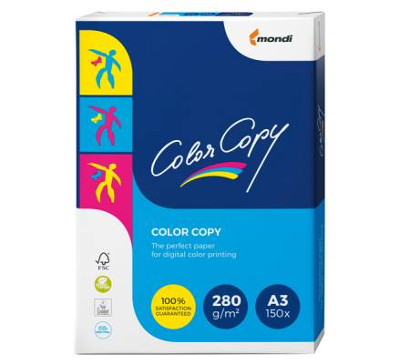 Carta Color Copy - 320 x 450 mm - 280 gr - bianco - Sra3 - conf. 150 fogli - Mondi - 6384 - 9003974414591 - DMwebShop