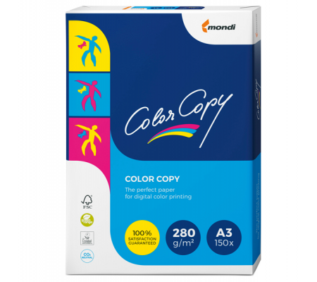 Carta Color Copy - A3 - 280 gr - bianco - conf. 150 fogli - Mondi - 6382 - 9003974413914 - DMwebShop