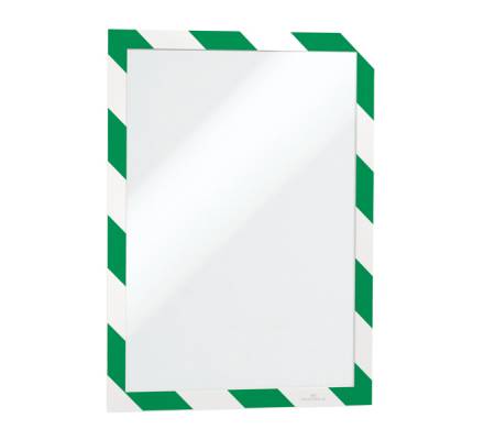Cornice adesiva Duraframe Security A4 - pannello magnetico - 21 x 29,7 cm - verde-bianco - conf. 2 pezzi - Durable - 4944-131 - 4005546406558 - DMwebShop
