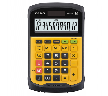 Calcolatrice da tavolo - WM-320MT - 12 cifre - waterproof - Casio - WM-320MT-W-EC - 4549526612664 - DMwebShop