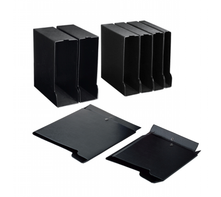 Custodia per raccoglitori 65 - dorso 10 cm - 28 x 31,5 cm - nero - Sei Rota 67146510