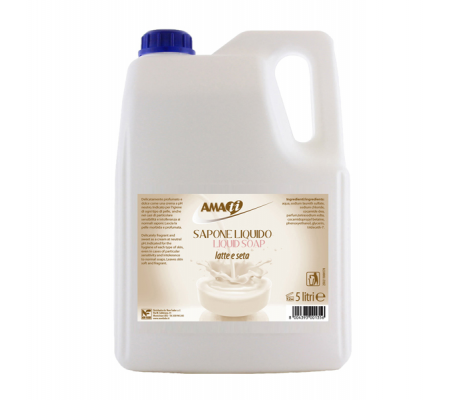 Detergente liquido - latte - Tanica da 5 lt - Amati - 112304001356 - 8004393001356 - DMwebShop