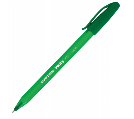 Penna a sfera con cappuccio Inkjoy 100 - punta 1 mm - verde - Papermate - S0957150 - 3501170958117 - DMwebShop