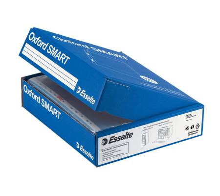 Buste forate Oxford Smart - Standard - buccia - 22 x 30 cm - trasparente - conf. 400 pezzi - Esselte - 391098300 - 8004157098301 - DMwebShop