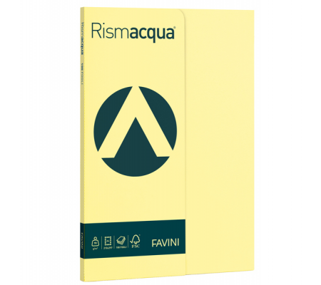Carta Rismacqua Small - A4 - 90 gr - giallo chiaro 07 - conf. 100 fogli - Favini - A692144 - 8007057615319 - DMwebShop