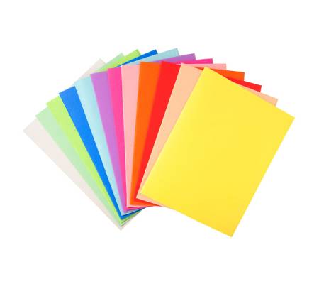 Cartelline semplici Forever - 220 gr - 24 x 32 cm - mix 10 colori - conf. 100 pezzi - Exacompta - 410000E - 3288584100003 - DMwebShop