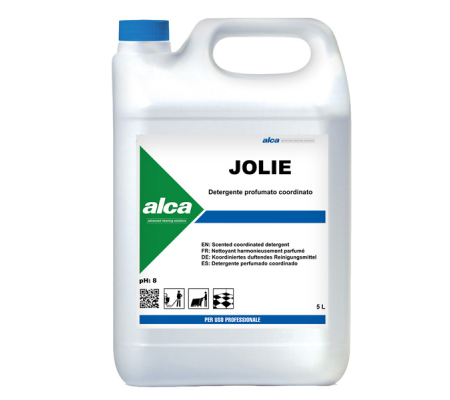 Detergente per pavimenti Jolie - floreale-speziato - tanica da 5 lt - Alca - ALC486 - 8032937573359 - DMwebShop