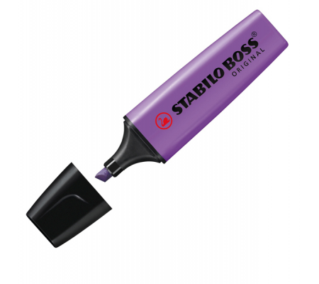 Evidenziatore Boss Original - punta a scalpello - tratto 2 - 5 mm - lavanda 55 - Stabilo