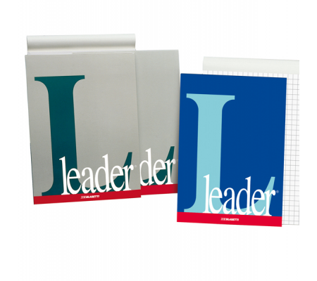 Blocco note Leader - 10 mm - 21 x 297 mm - 80 gr - 90 fogli - Blasetti 1108