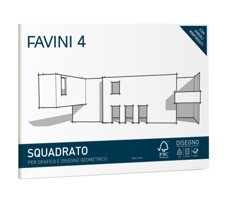 Album Favini 4 - 24 x 33 cm - 220 gr - 20 fogli liscio squadrato - A167504 - 8007057333114 - DMwebShop