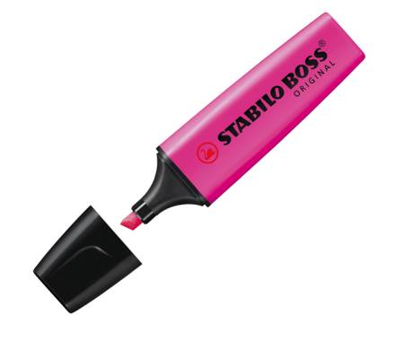 Evidenziatore Boss Original punta a scalpello tratto 2 5 mm lilla 58 Stabilo 70 58 - 4446