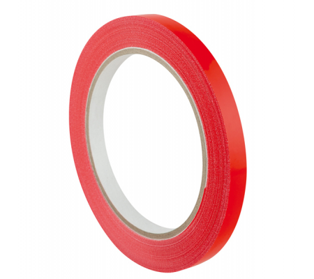 Nastro adesivo - PVC 350 - 9 mm - rosso - rotolo da 66 mt - Eurocel - 000401063 - 000401063 - DMwebShop