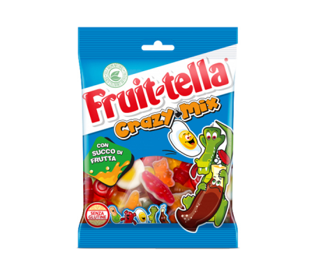 Caramella gommosa - crazy mix - 175 gr - Fruit-tella - 06386700 - 8003440107393 - DMwebShop