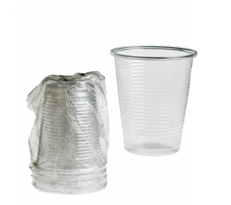 Bicchieri - PLA - 200 ml - trasparente - conf. 400 pezzi - Leone - Q2054 - DMwebShop