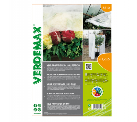 Velo di protezione - per piante - TNT - 17 gr - 1,6 x 5 mt - Verdemax - 5810 - 8015358058100 - DMwebShop