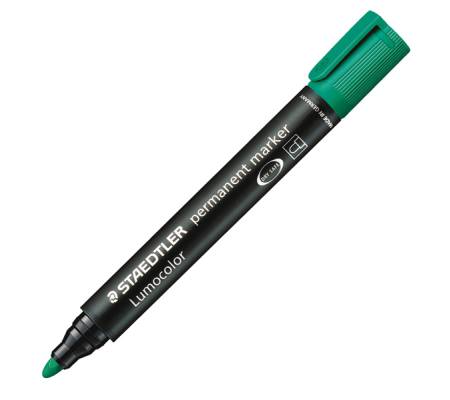 Marcatore Lumocolor permanent 352 - punta tonda - tratto - 2 mm - verde - conf. 10 pezzi - Staedtler - 352-5 - 4007817304402 - DMwebShop