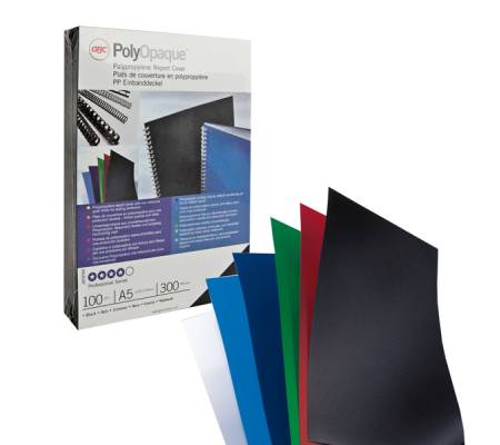 Copertine PolyOpaque - A4 - 300 micron - PPL bianco coprente - conf. 100 pezzi - GBC - IB386817 - 13465386817 - DMwebShop