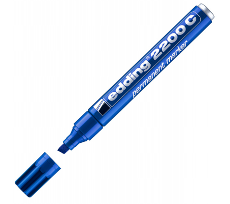 Marcatore permanente 2200c - punta a scalpello - 1,5 - 5 mm - blu - Edding - E-2200C 003 - 4004764878550 - DMwebShop