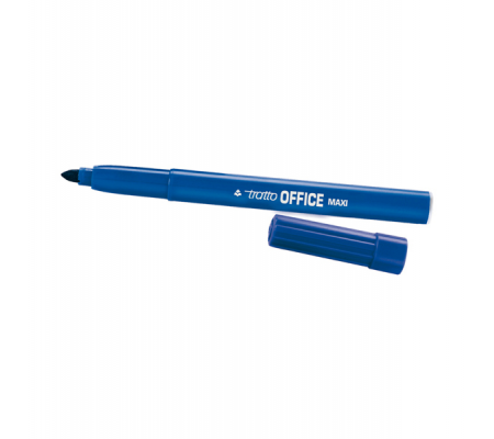 Pennarelli Office punta feltro - punta maxi - 0,8 - 2 mm - blu - conf. 12 pezzi - Tratto - 731601 - 8000825731716 - DMwebShop