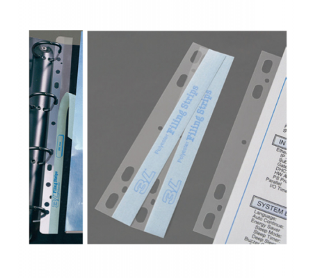 Bandelle adesive Filing Strips - 29,5 cm - bianco - conf. 25 pezzi - Djois - S880425 - 5701193020428 - DMwebShop