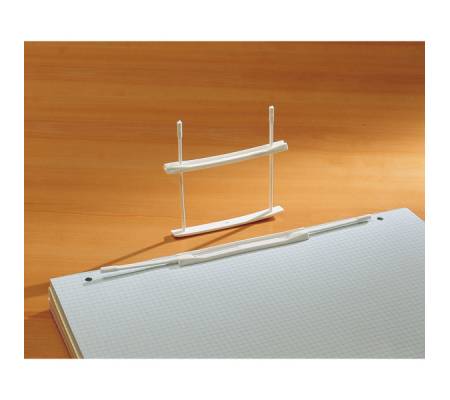 Fastener fermafogli - plastica - passo 80 mm - capacita' 6 cm - bianco - conf. 12 pezzi - Fellowes - E212 - 8015687000078 - DMwebShop