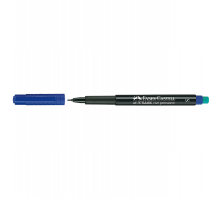 Pennarello Multimark universale permanente con gomma - punta superfine 0,4 mm - blu - Faber Castell - 152351 - 4005401523512 - DMwebShop