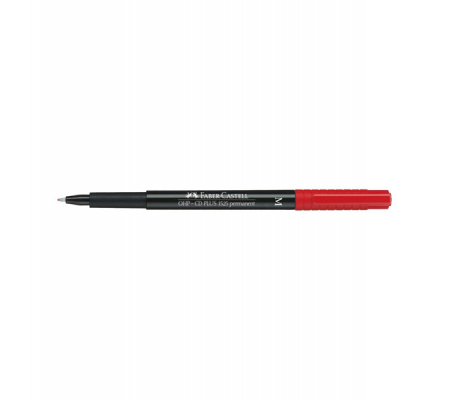 Pennarello Multimark universale permanente con gomma - punta media 1 mm - rosso - Faber Castell - 152521 - 4005401525219 - DMwebShop