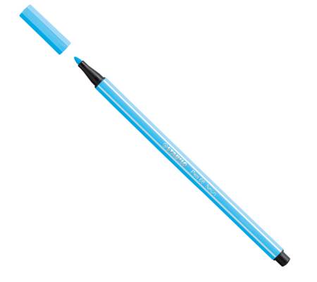 Pennarello Pen 68 - blu neon 031 - conf. 10 pezzi - Stabilo - 68/031 - 4006381121064 - DMwebShop